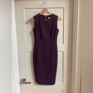 Calvin Klein Maroon Work dress